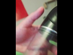My cock pumped to the max