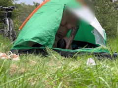 Секс Реальной Пары В Палаточном Лагере. Он Почти Кончил В Меня От Перевозбуждения - Screenshot 16 of 16 - Outdoor Public Sex