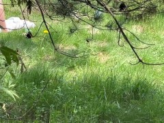 Поймал За Дрочкой На Полянке Юную Красотку И Позвал Покататься На Моем Члене - Screenshot 3 of 16 - Public Masturbation