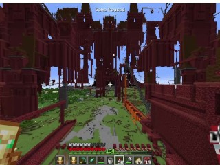 Строительство дома в хардкоре Minecraft Tutorial Day 10239