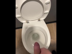 Jerking Off In The Gym Toilet