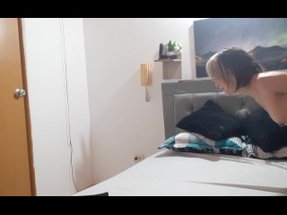 I Record Fucking my Friend's Sexy Girlfriend on all Fours and make her my Slave