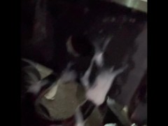 Almost caught in public humping on my trailer hitch - Screenshot 16 of 16 - Huge Cumshot