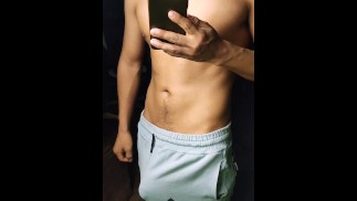 BBC cumshot in shorts