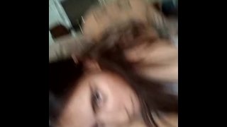 My stepsister thought she was alone in the house and recorded her masturbating