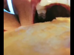 Giantess Vore eating pizza