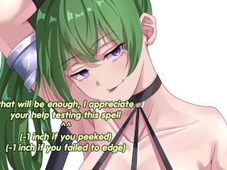 Ubel wants to test a penis shrinking spell on you(femdom, armpit fetish, feet)
