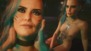 Cyberpunk 2077 Rogue seksscène - Blaarzetting Love seksscène [18+] Porno spel