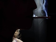 Exhaling in the shadows | Smoking Astrid