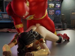 Wonder Woman Speed Fuck Pronebone by Flash