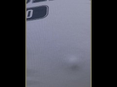 Wifeys perfect tits braless in public