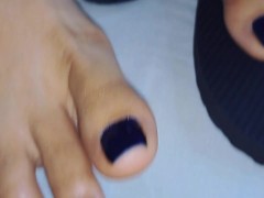 Cumshot on Her Sandals