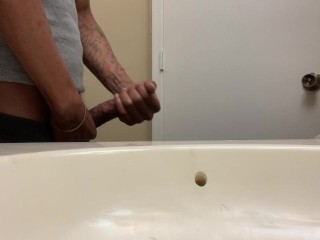 Satisfying Solo BBC Stroking - WATCH TILL END