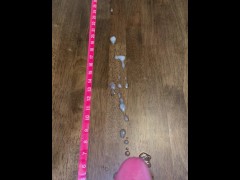 CUMSHOT CONTEST! 2.5 FEET OF CUM! ✊🏻💦💦💦