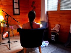 Cute girl is fingering herself very very wet  ( TRAILER " ASMR HEARTBEAT 4 " VIDEO )