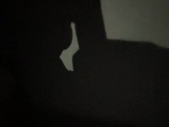 A blowjob in the shadows of the greedy married woman