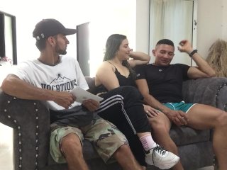 Screen Capture of Video Titled: I convince a Latin American couple to make a porn video for hot money