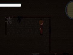 【#06 Drain Mansion実況】爆乳爆尻サキュバスに立ち逆さフェラ搾精されたり・・(ホラー逆レドットアニメーションエロゲー) - Screenshot 4 of 16 - ドット エロゲー