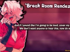 Sucking You At Work, Getting Caught After // ASMR Blowjob, Fingering, Dirty Audio
