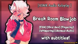 Getting Caught While Sucking You At Work After Fingering Filthy Audio With An ASMR Blowjob