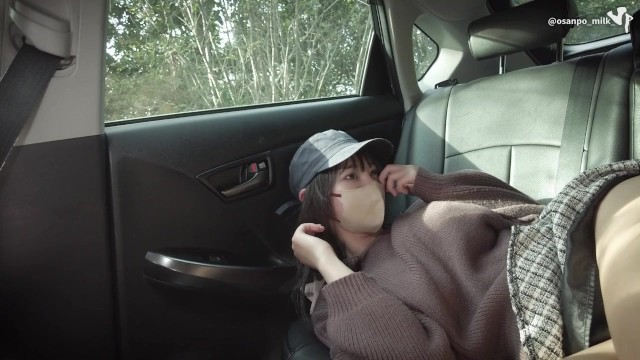 ドライブデート！山奥の車内でカーセックス。オマンコに吸い付いてくる肉棒に何度も絶頂。（日本人、素人、個人撮影）