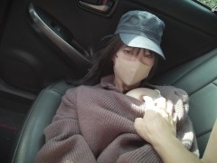 ドライブデート！山奥の車内でカーセックス。オマンコに吸い付いてくる肉棒に何度も絶頂。（日本人、素人、個人撮影） - Screenshot 7 of 16 - Amateur