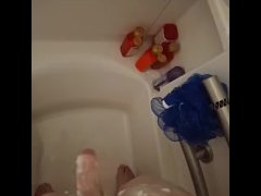 CAUGHT!! Jerking off in shower