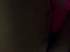 Hairy pussy makes a mess and takes the whole vibrator