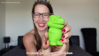 Suck-o-saurus Little GOO clit suction toy review SFW