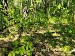 Прогулка без штанов. Моя попка наслаждается природой