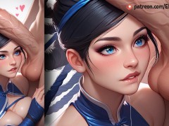 Kitana at the juiciest blowjob contest