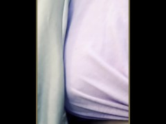 Wifey flashes her amazing braless tits - Screenshot 9 of 16 - Exhibitionist Wife