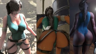 Lara Croft fodendo com força no pau grosso [Game +18] Lara History - Gameplay