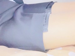 パンスト履いたスーツ女子が、電マでクリ責めオナニーしたら、白濁汁ダラダラでイっちゃう♡♡ - Screenshot 1 of 16 - 素人