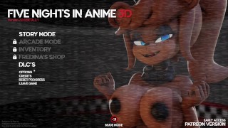 Cinco noites no anime 3D Porn Game Play [Parte 01] Jogo de sexo