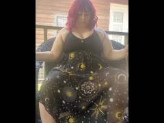 Smoking BBW Risky Flashes