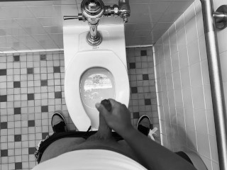 Shooting a Load in Work Bathroom