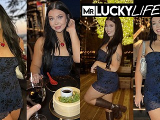 Awesome Sex after Dinner Date with Australian Cutie Holly Day