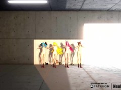 [MMD]aespa - Drama (Gwen/Soraka/Xayah/Ahri) [Strip ver.] League of Legends