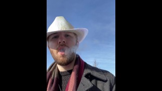 Sage smoking weed in Denver