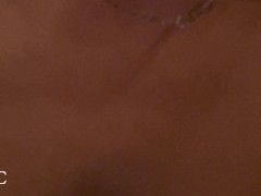 Wife sucking, drinking cum, getting creampied and winking her pussy