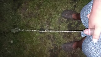 Pissing after drinking all night