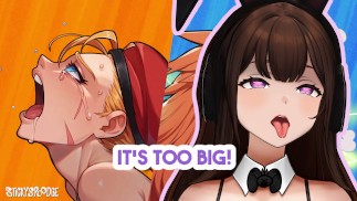 Bunny Vtuber reagiert auf Cammy vs Blanka [HENTAI]