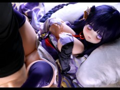 【原神】雷電将軍・正常位おっぱいぶっかけフィニッシュ💕（通常音声のみ 5分14秒） - Screenshot 3 of 16 - Bukkake