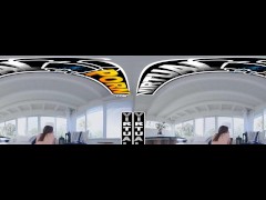 VIRTUAL PORN - Johnny Love Jerks Off While Watching His Stepsis Mae Milano Lounging In Her Underwear