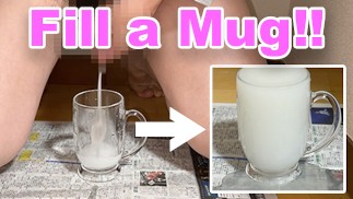 Massive cum load to fill a mug (Free version)