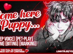 Training The Disobedient Puppy Girl | Audio Roleplay | Male Moaning