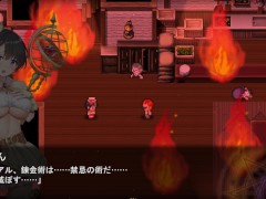 【#01 アルテミスパール～錬金術師アルと黄金の亡都～実況(体験版)】アニメーションRPGエロゲー。巨乳女ハンターが中出しセックスされる。 7/16