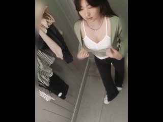 Trying on things in a Public Place
