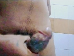 Jakol sa loob ng banyo (Part 2) pakinggan mo ang tunog ng jumbo hotdog ko💦